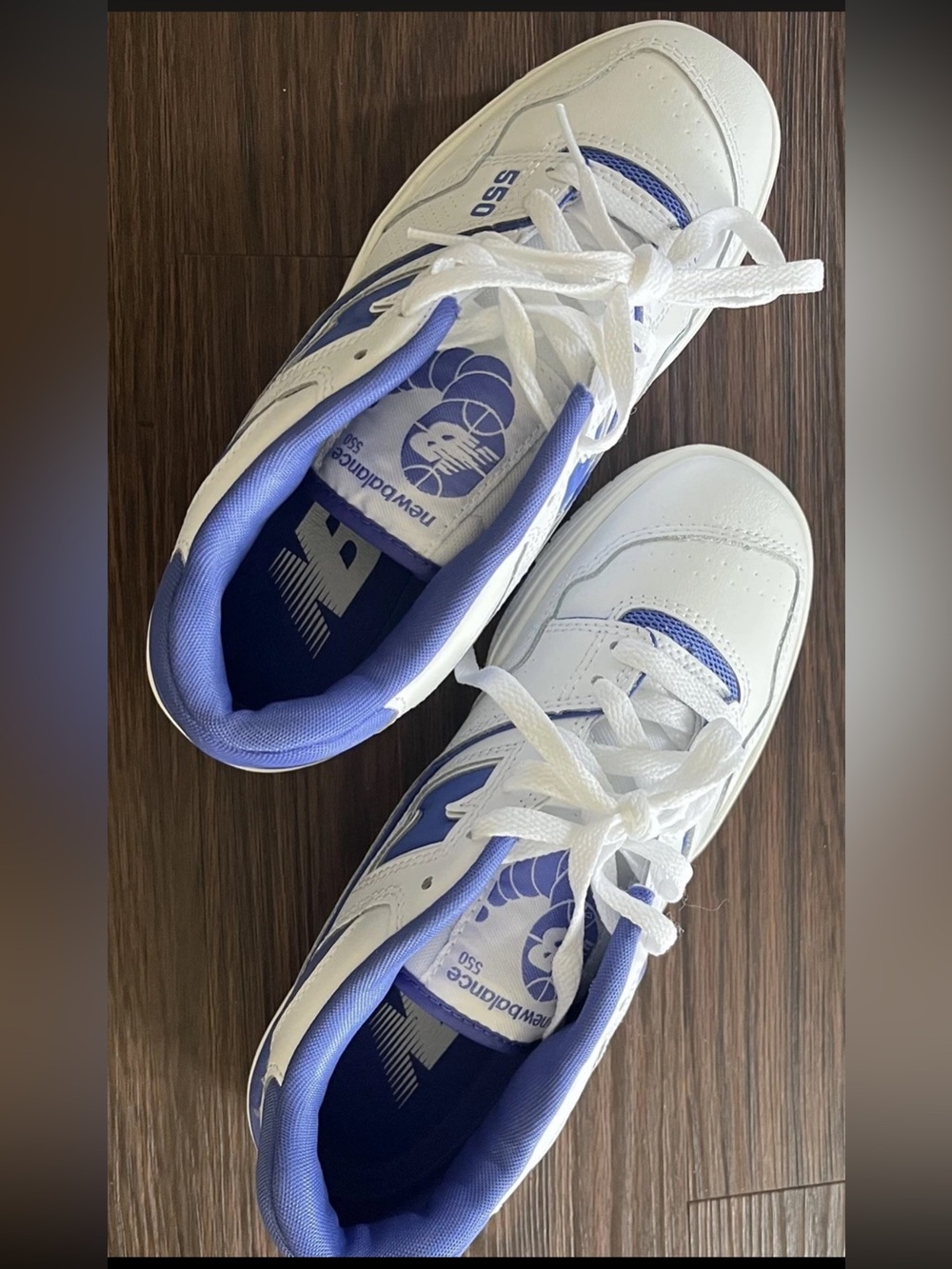 New Balance 550 White Aura Sneakers Women’s 6.5 New Without Box BBW550WB - Picture 2 of 5